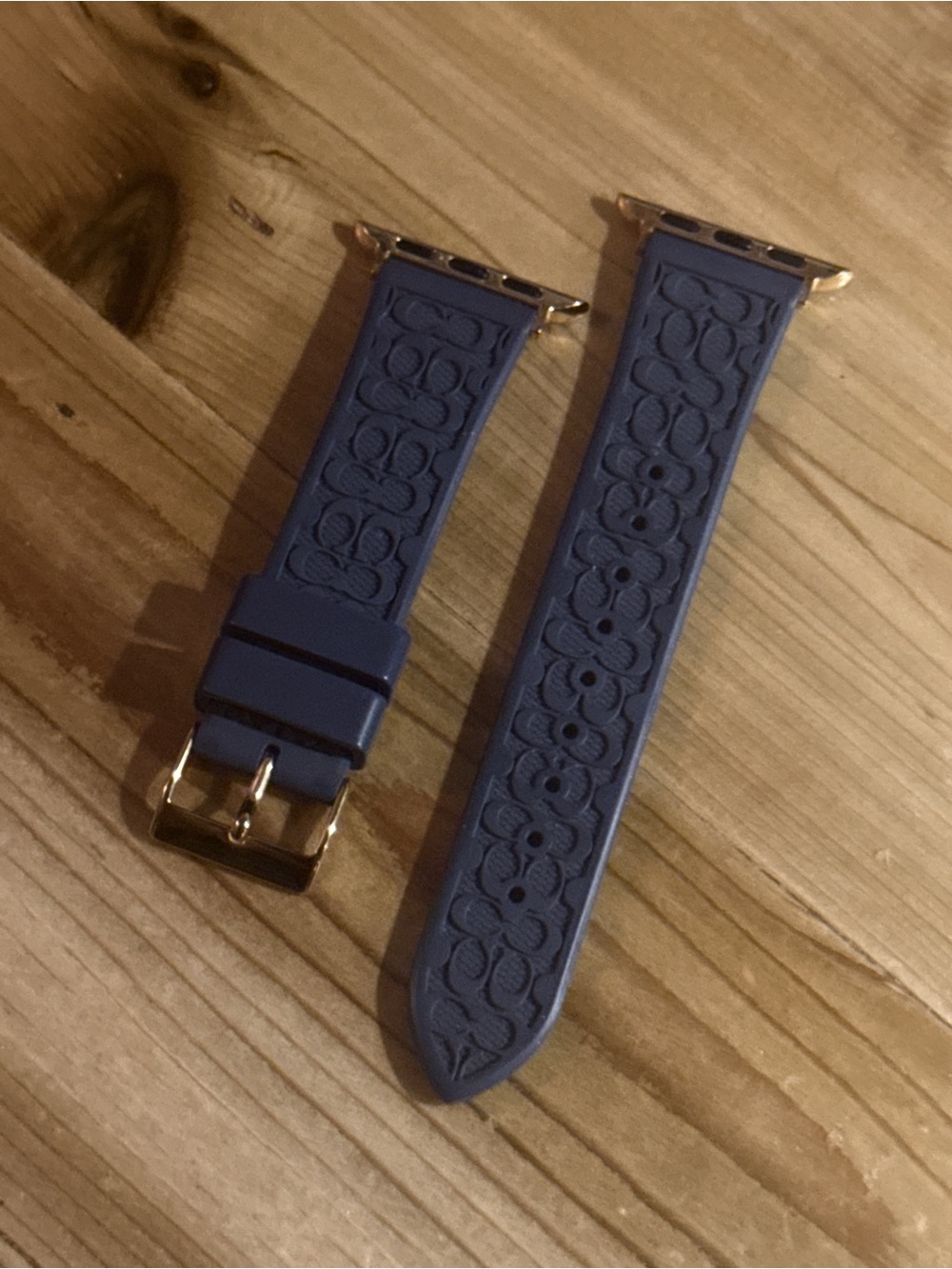 💙navy coach apple watch band💙